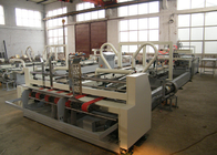 Corrugated Carton Automatic Folder Gluer Machine 120 M / Min Working Speed